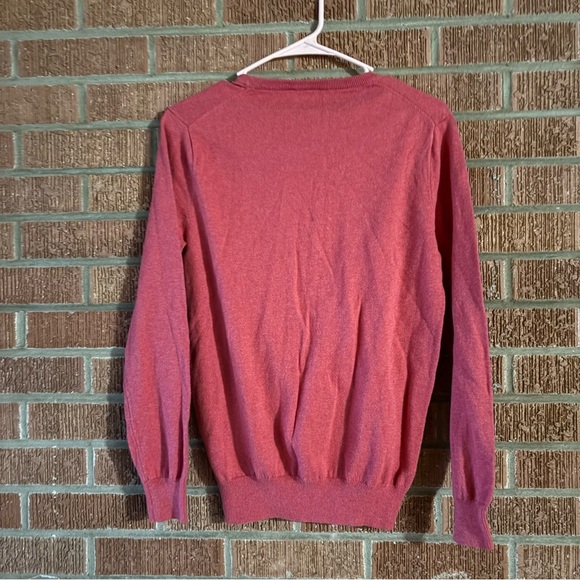 J.Crew Cotton/Cashmere Red Scoop Neck Sweater Size XS - Picture 7 of 7